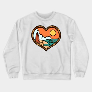 love beach Crewneck Sweatshirt